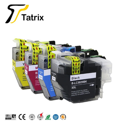 Tatrix 100 Pieces Per Box LC3029 LC3029XXL Color Compatible Printer Ink Cartridge for Brother MFC-J5930DW MFC-J5830DW
