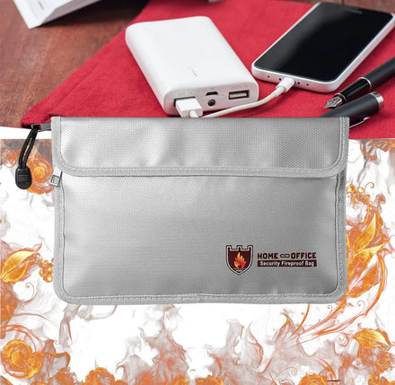 YHX Explosion-Proof Power Bank Storage Bag - YHX UL94 V0 Certified for Outdoor/Travel & Solar Charger Protection