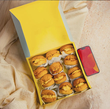 Eco Friendly Bakery Packaging Mini Small Takeout Pastry Paper Packing Box for Bakery Cake Cupcakes Brownie Cookie Packaging