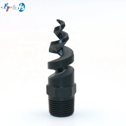 Black Plastic Spiral Nozzle for Garden Hose Pressure Washer Adjustable Nozzle Water Mister Nozzles High Pressure Durable