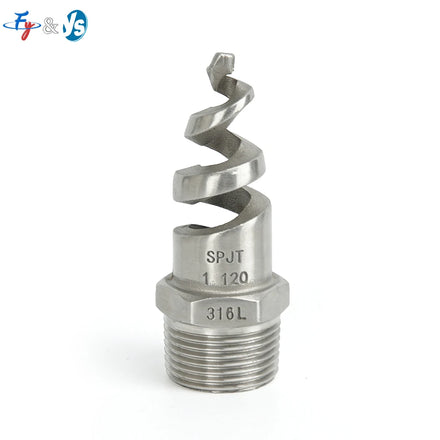 1/4 Male Stainless Steel Spiral Nozzle Strong Jet Pool Blower Radiator Filters Air Nozzle Angle Structure High Flow