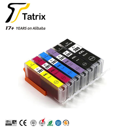 Tatrix CLI281XL CLI 281 281XL Compatible Ink Cartridge for Canon PIXMA TS9120 TS8120 TS6120