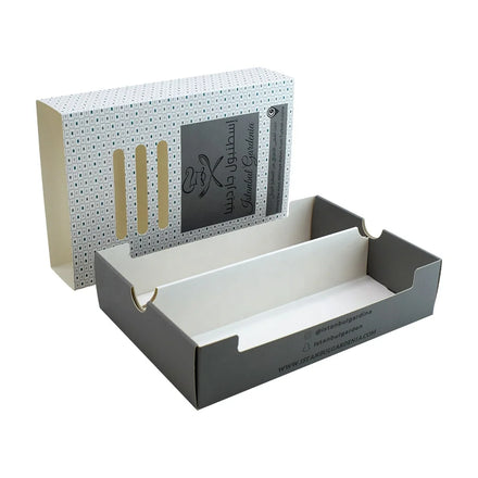 Eco-Friendly Food-Grade Sandwich Slide Box Tray for Cake for Cookies Sushi Bakery Gifts Egg Drop Packaging