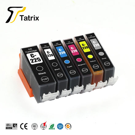 Tatrix canon pgi 225 cli 226 US Inventory Compatible Ink Cartridge for PIXMA IX6520 IP4820 IP4920