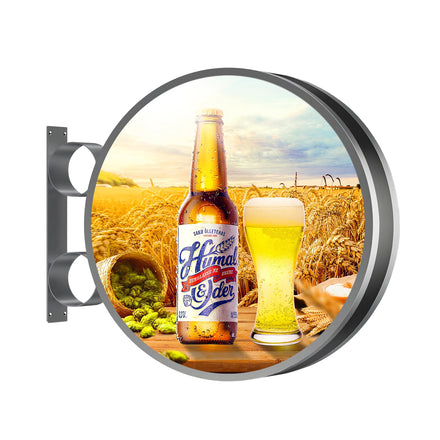 New Double Display 3D Hologram Fan Advertising Billboard Outdoor Digital Signage Coffee Restaurant Sign Commercial Display