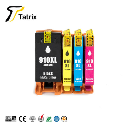 Tatrix hp 910XL 3YL65AN US Inventory Compatible Ink Cartridges for HP OfficeJet 8010/801
