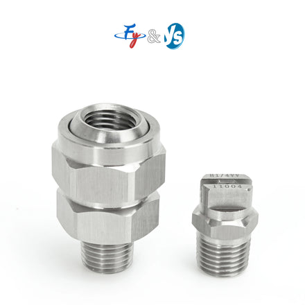 YS New Universal Adapter 155 Adjustable Spherical Fan Nozzle for Car Washers and Sprinkler Trucks Cleaning Equipment Parts