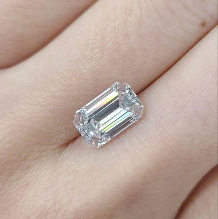 Factory Wholesale Emerald Cut Loose Diamonds Small Size Lab Diamond-2*3mm 3*5mm 4*6mm DEF VS Melee Lab Grown Diamonds