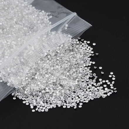 Luster 1.0mm-3.2mm Ct Factory Price HPHT Lab Grown Loose Diamonds DEF VVS VS Excellent Cut Melee Full Stock