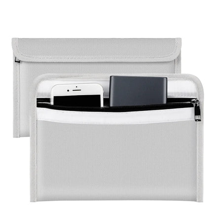 YHX UL94 V0 Portable 10000 MAh Mobile Power Bank Fireproof and Explosion-proof Battery Box Fireproof Power Bank Storage Bag