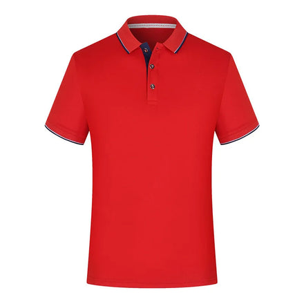 OEM Custom logo Design for Man's Quick-drying Sportswear Short-sleeved Shirt Custom Summer Work Attire Cultural Polo T-shirt