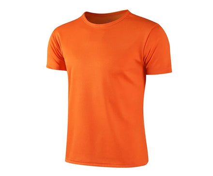 Oem customized cross border quick drying T shirts round neck short sleeved advertising shirts cultural shirts work clothes