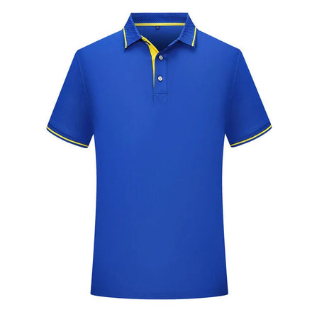 Oem customized heavyweight short sleeved polo shirt work clothes solid color work clothes advertising polo shirt
