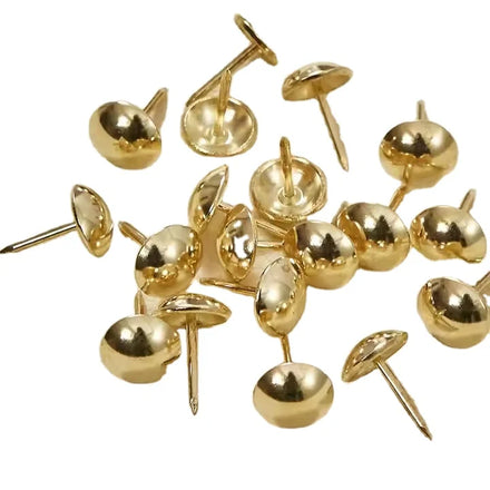 China Factory Price Metal Iron Gold Furniture Upholstery Pins Sofa Decorating Nails for Furniture Decoration Upholstery Staples