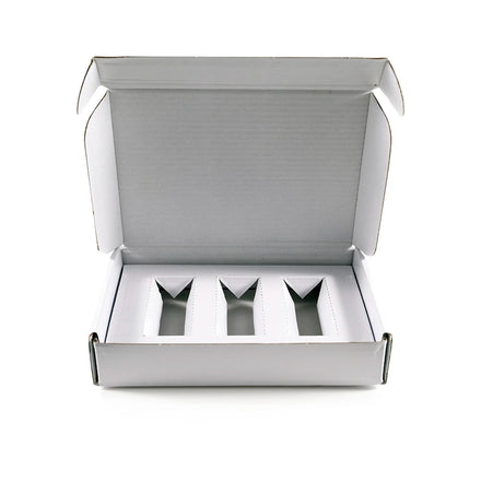 Impact-Resistant Durable Paper Boxes With Liners 30R Tubular Glass Vials Packaging Box for 3 Glass Vials