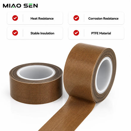 Heat Resistant Antistatic Silicone PTFE Insulation Tape 0.18mm Bag Sealing Laminating Film for Heat Press Machine Use