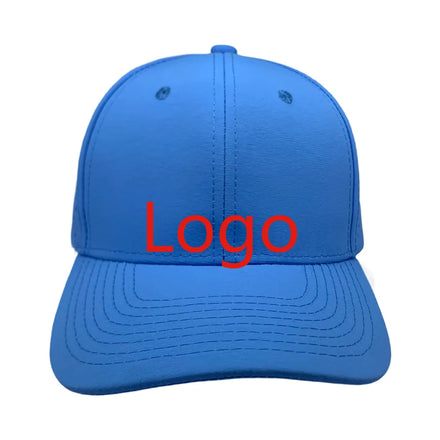 Factory Price Customized Logo 6-Panel Performance Waterproof Baseball Cap with Laser Cutting Hole Quick Drying Baseball Hat Caps