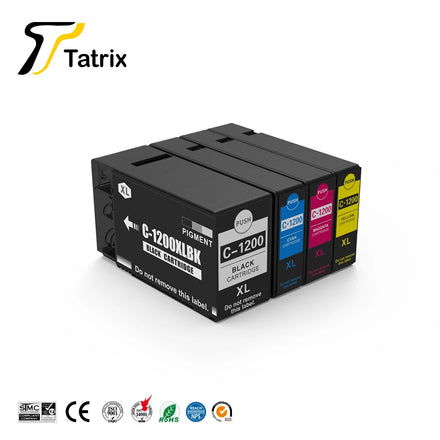 Tatrix PGI 1200XL US Inventory Compatible Ink Cartridge for Canon MAXIFY MB2020/MB2120/MB2320/MB2720