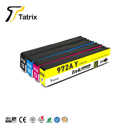 Tatrix HP 972 972A F6T80AN Pigment Ink Cartridge for HP Pagewide 352dw/377dw/452dn/dw/477dn