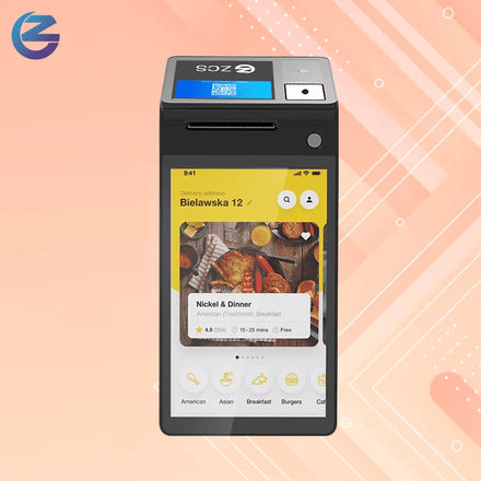 Android Powered Dual Touchpoint POS Terminal Blending Portability and Desktop Capability in Versatile Sales Scenarios Enhancing