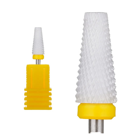 Yaqin Universal Nail Grinding Head Quick Removal Wear-Resistant for Manicure and Pedicure Ceramic Nail Drill Bits
