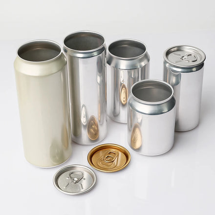 LOGO Custom Empty Printed Metal Can Slim Sleek Standard Tin Can Beverage Beer Aluminum Soda Drink Cans