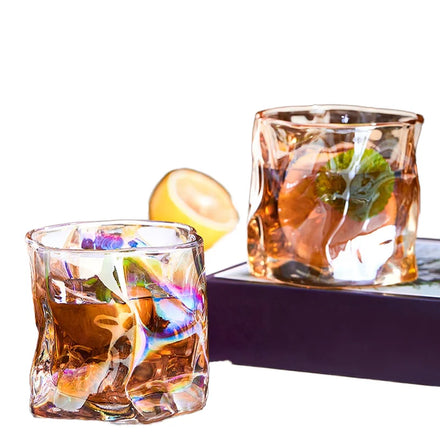 Custom Logo Transparent Glass Juice Cup Square Shot Glass Eco-Friendly Modern Design for Whiskey for Ice Water Drinking