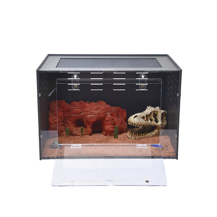 Customizable Wholesale Acrylic Gecko Terrarium Stackable Crystal Clear Reptile Enclosure Box Comfortable Pet Cage Supplies
