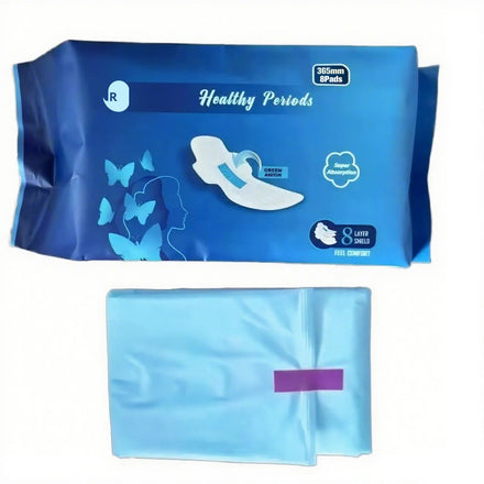 Super Soft Eco-friendly Sanitary Napkin Organic Cotton Cover Pads Ladies Feminine Comfortable Sanitary Pads