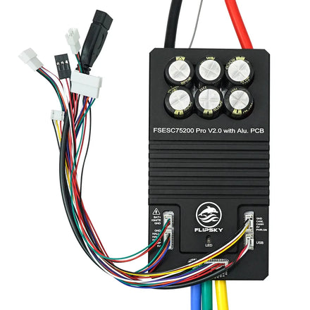 200A Flipsky 75200 Pro V2.0 With Aluminum PCB Based on VESC for Electric Skateboard / Electric Scooter / Ebike Speed Controller