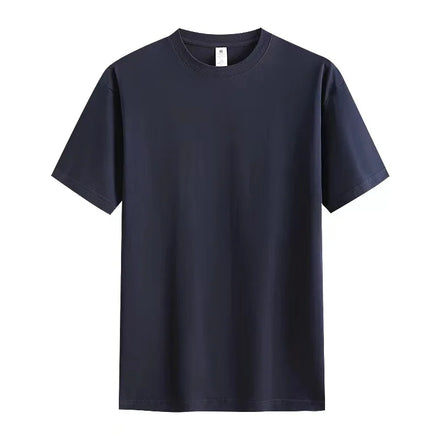 Oem Customized Pure Cotton European Size Tshirt with logo Large Size Short Sleeve Cotton T-shirt t Shirts