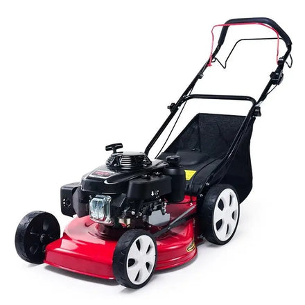 18-inch Four-stroke High-power Gasoline Lawn Mower Hand-push/self-propelled Lawn Mower Weeder Suitable for Garden Lawns