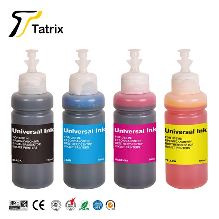 Tatrix 100ml Universal Ink refill kit for Epson HP Canon Brother Printers