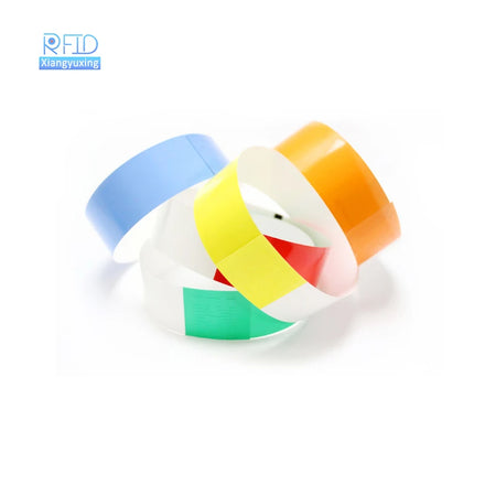 WholesaleCustom Printed Bracelet Logo Waterproof Paper Wristbands Paper Wristband for Event Promotional Festival Ticket