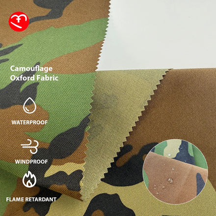 1000D 1050D Nylon Cordura Four-Color Jungle Camouflage Oxford Fabric Wear-Resistant Tear Resistant Waterproof Printed Fabric