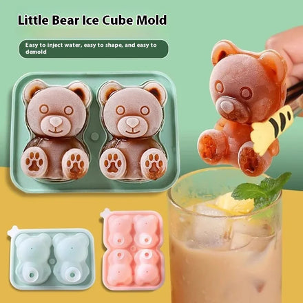 Silicone Ice Cube Mold Low Temperature Resistant Easy Release for Ice Tea Beer & Ice Cream Maker Tool