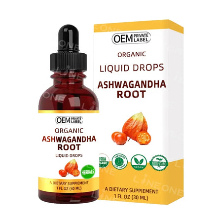 Ashwagandha Root Liquid Drops with Fenugreek Beet Root and L-Arginine Multivitamin Liquid for Women and Men