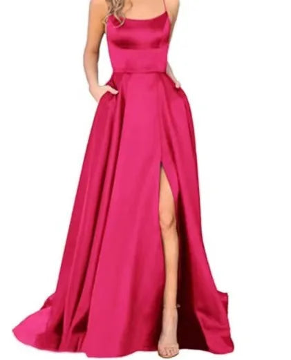 2025 New Ladies' Colorful Long Dress Bodycon Off-the-Shoulder Stylish and Elegant