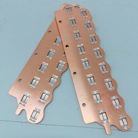 WELLGO High Current Cu-Ni Busbar 21700 20S16P 0.5MM Copper +0.15MM Nickel Copper Nickel Composite Sheet Bus Bar