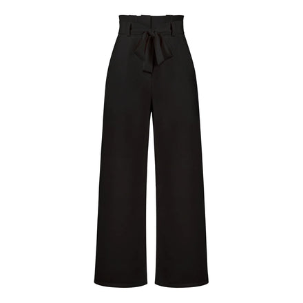 New Arrival Office Lady Trousers | Casual Versatile Straight Pants with Elastic Waist | Elegant Workwear Trousers for Spring