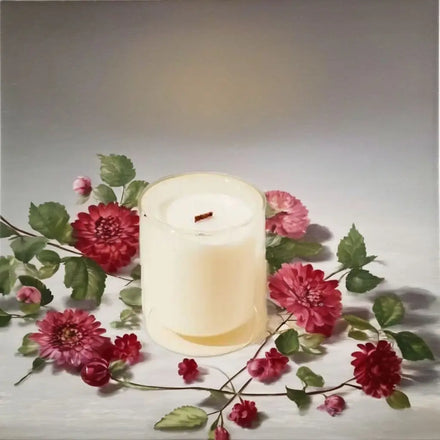 Modern Double Wall High Borosilicate Glass Scented Candle Jar Spray Eco-Friendly Reusable Heat Resistant Party Valentine's Day