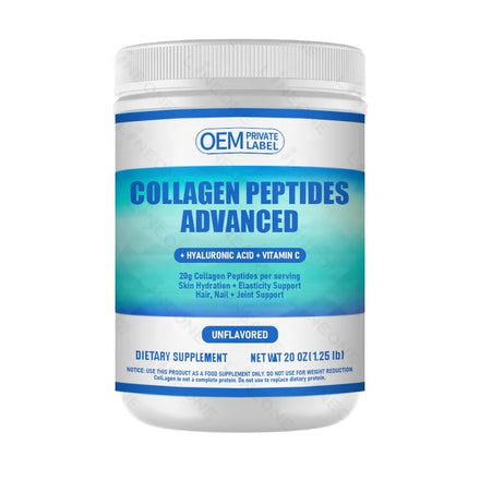 OEM/ODM Collagen Powder Naturally Hydrolyzed Collagen Powder - Hair Skin Nail and Joint Collagen Powder for Women and Men