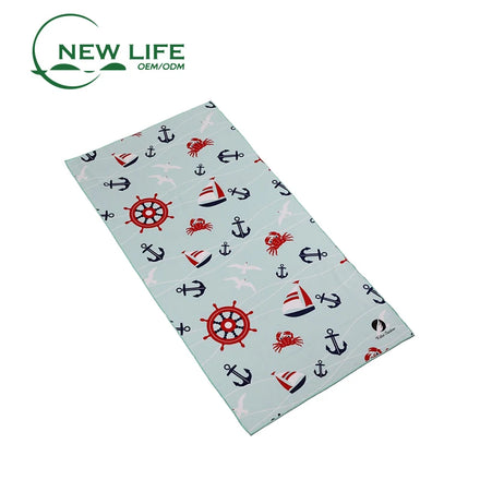 Microfiber Custom Printed Sand Free Quick Dry Ant Yoga Sustainable Beach Towel Ant Towel for Travel