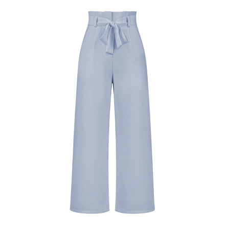 New Arrival Office Lady Trousers | Casual Versatile Wide-Leg Pants with Belt | Elegant Workwear Trousers for Summer