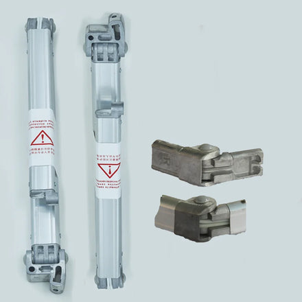 Factory Direct Outdoor Aluminum Alloy Folding Arm Awnings Wholesale Parts with Telescopic Curved Arm Manual Operation