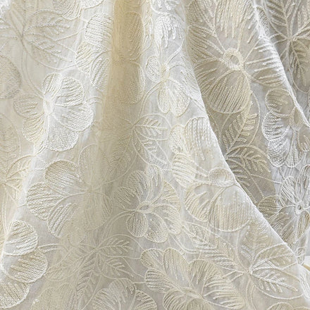 Factory Wholesale Pattern Fabric Breathable Fabric Free Sample Embroidery Cotton Jacquard Fabric for Dresses