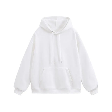 OEM custom logo embroidery printed design Autumn and winter plus velvet thickened 450g long sleeve men women's hoodie