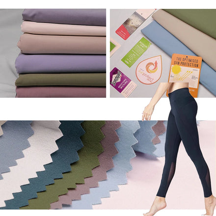 Quality Wholesale Breathable Fabric Knitted Sportswear Fabric Free Sample 40D Nylon Spandex 4 Way Stretch Fabric
