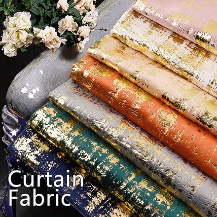 Factory Wholesale Home Textile Fabric Curtain Fabric Free Sample Hot Stamping Dutch Velvet Fabric for Sofa
