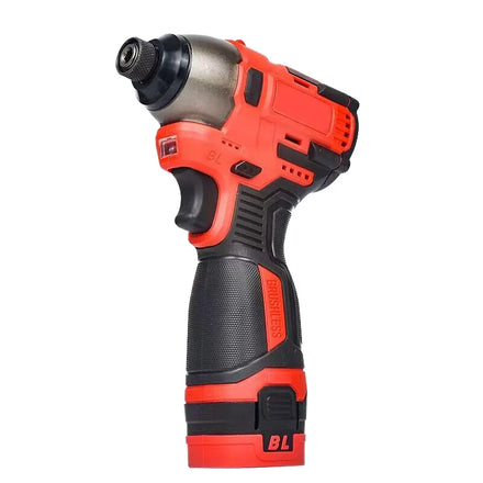 Promotional 12v Battery Torque 280N.m Brushless Power Tool Impact Driver Cordless Drill Screwdriver